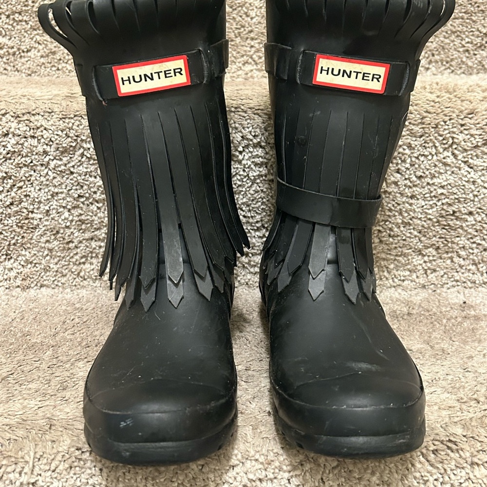 Rare Black Hunter Rain Boots